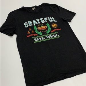 ASOS black graphic tee